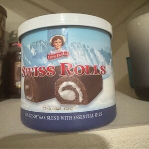 Swiss Rolls Candle and matching ornament / goose creek candles/ treat ornaments